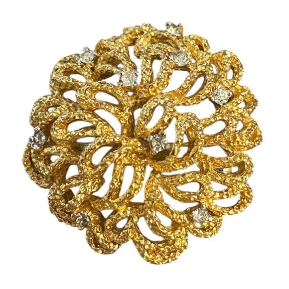 💛VintagePanetta brutalist coral branch sculptural brooch/ Pin. Jewelry